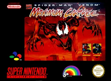 Spider-Man - Venom - Maximum Carnage (Europe) box cover front